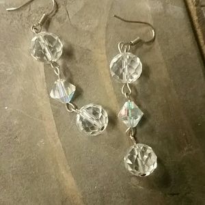 NWOT Beautiful Crystal Earrings all Handmade